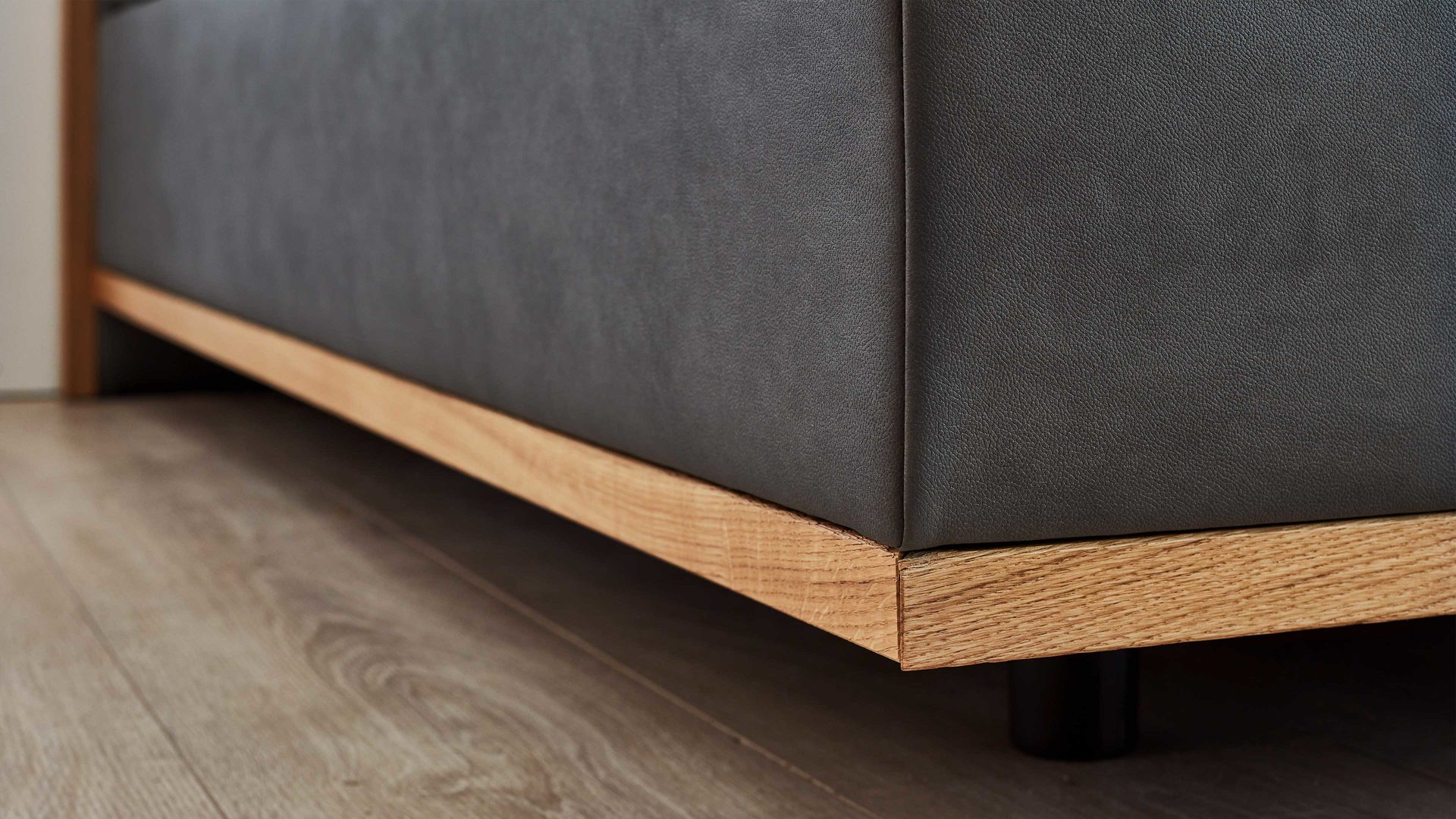 Boxspringbett comfortmaster besser sitzen, liegen, leben aus Stoff in Dunkelbraun Comfortmaster Boxspringbett Karat Comfort 5.0 steinfarbener Bezug Gavin 11 - Liegefläche ca. 180 x 200 cm