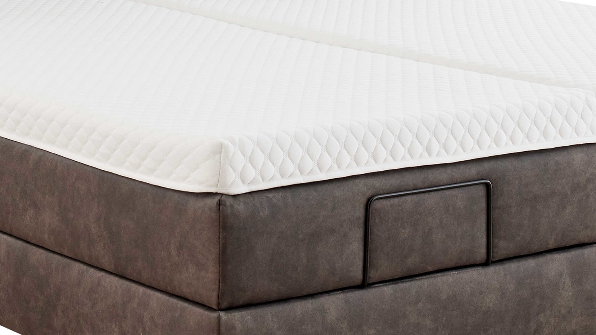 Boxspringbett comfortmaster besser sitzen, liegen, leben aus Stoff in Braun Comfortmaster Boxspringbett Karat Avantgarde 7 schlammfarbener Bezug Resort 11 - Liegefläche ca. 180 x 200 cm