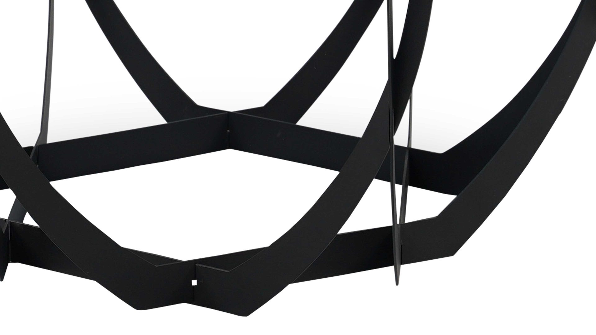 Couchtisch M2 kollektion aus Glas in Dunkelgrau Couchtisch Maya 2 Grau & Schwarz - Durchmesser ca. 80 cm