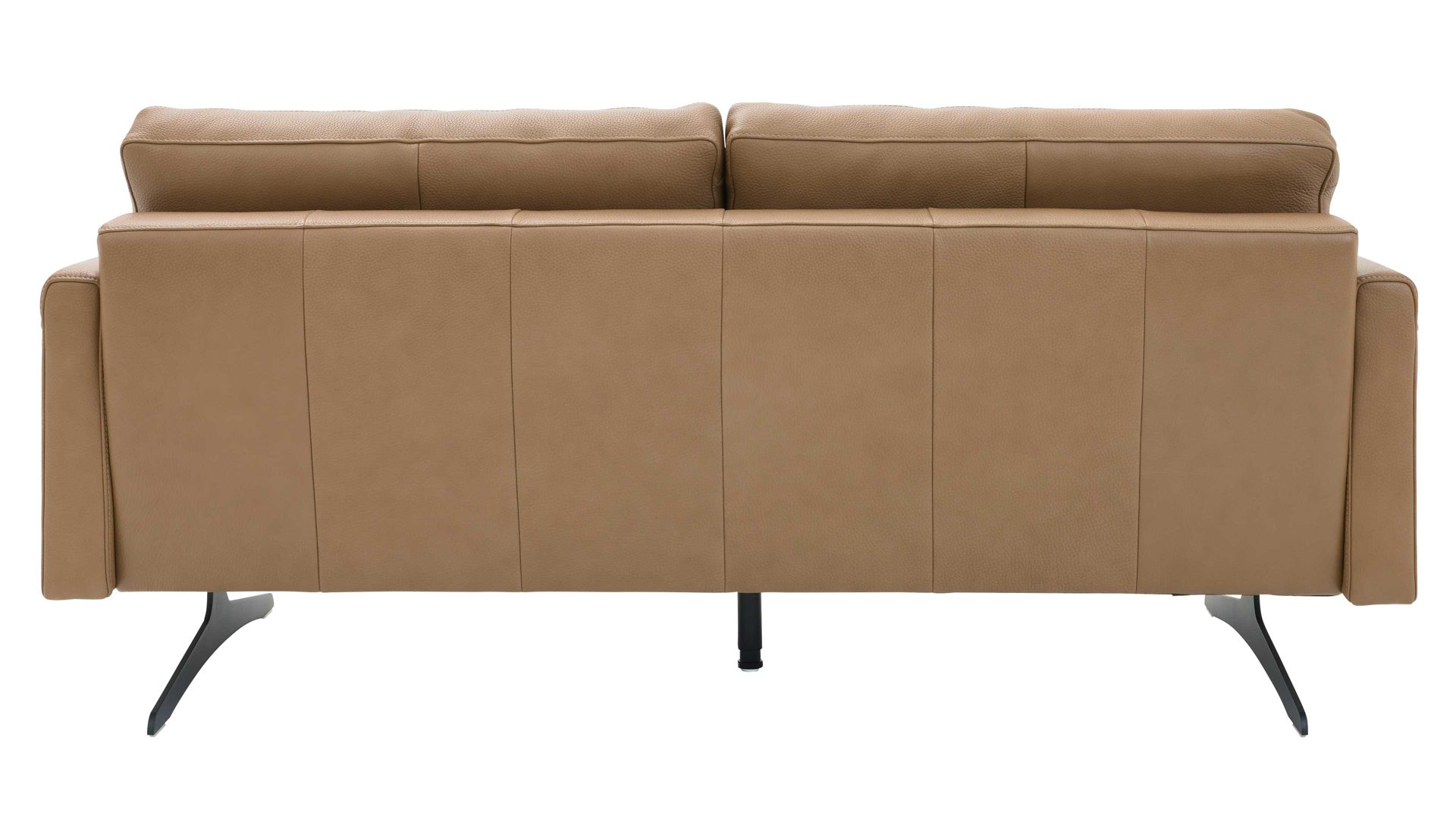Zweisitzer Interliving aus Leder in Hellbraun Interliving Sofa Serie 4004 - Zweisitzer N80 fangofarbenes LongLife-Leder Z84-21 - Länge ca. 180 cm