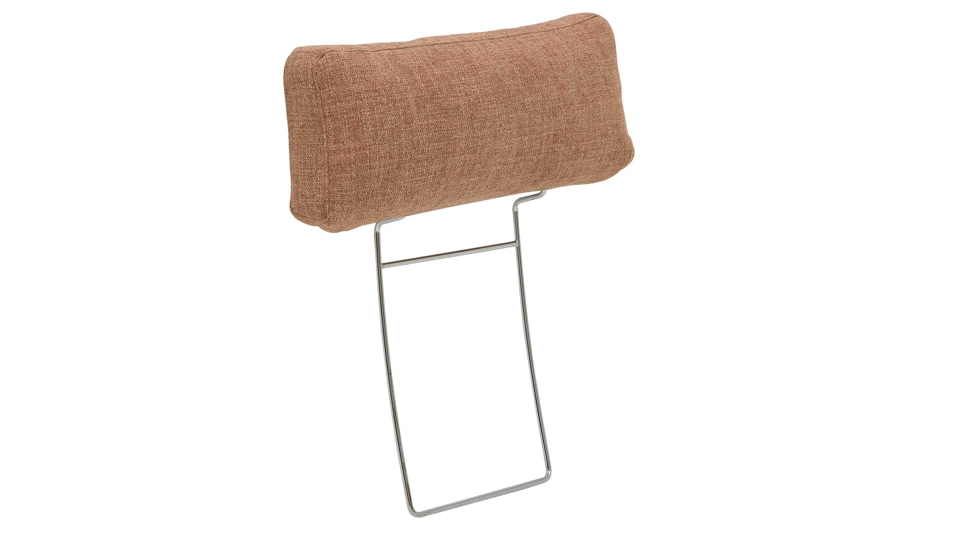 Kopfstütze Interliving aus Stoff in Orange Interliving Sofa Serie 4004 - Kopfstütze U70K puderfarbene Chenille S43-17 - Breite ca. 60 cm