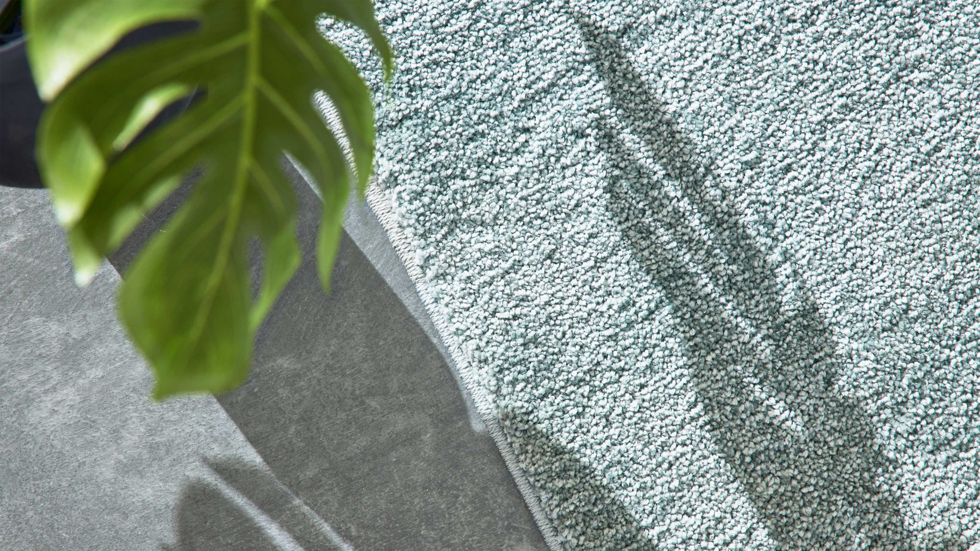 Webteppich Interliving aus Kunstfaser in Hellblau Interliving Teppich Serie G-8080 Blau - ca. 160 x 230 cm