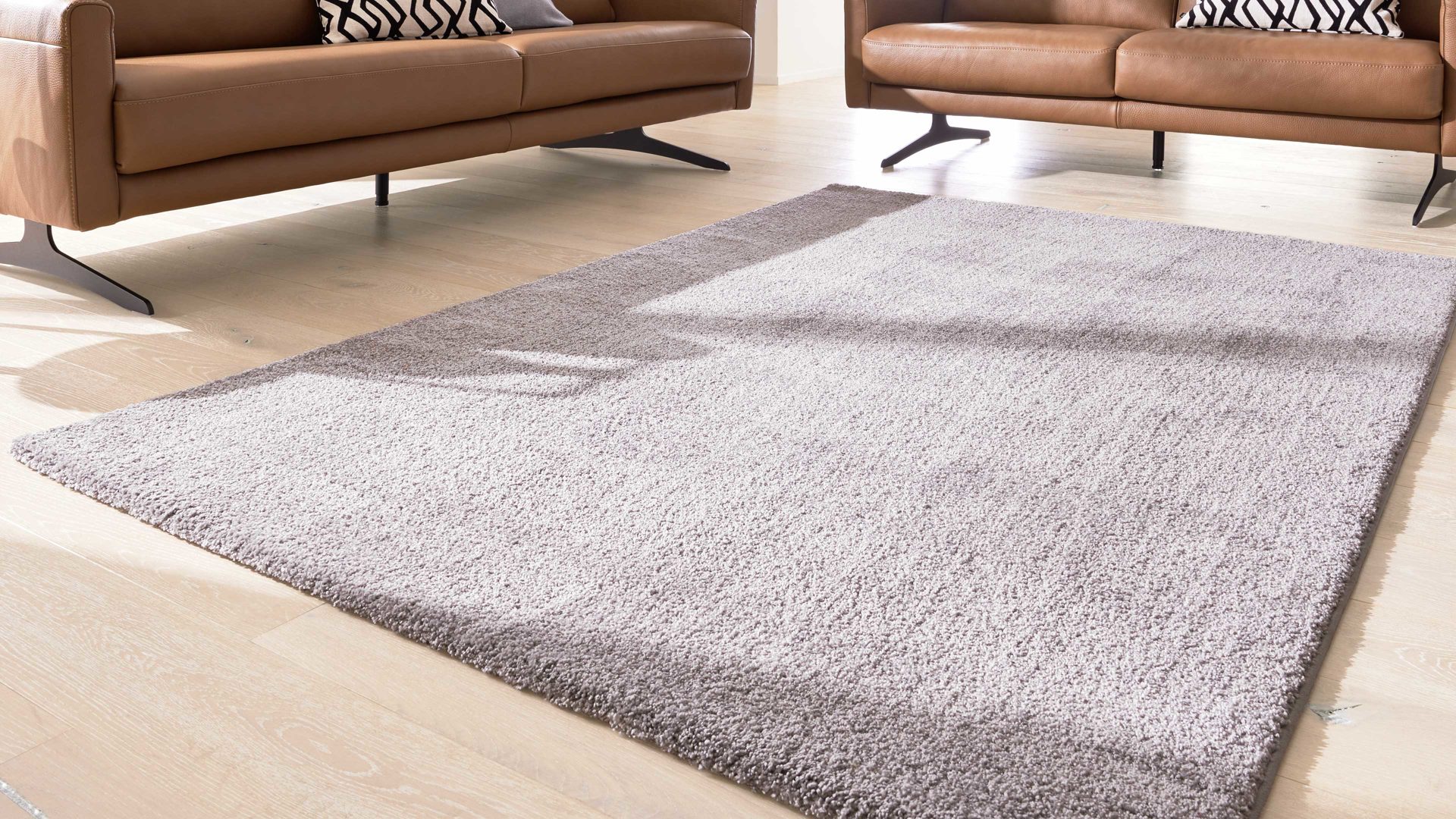 Webteppich Interliving aus Kunstfaser in Grau Interliving Teppich Serie G-8080 Grau - ca. 200 x 290 cm