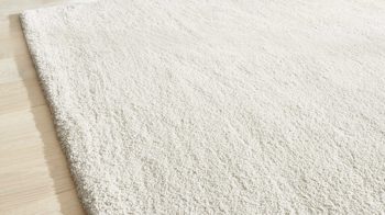 Webteppich Interliving aus Kunstfaser in Creme Interliving Teppich Serie G-8080 Creme - ca. 80 x 150 cm