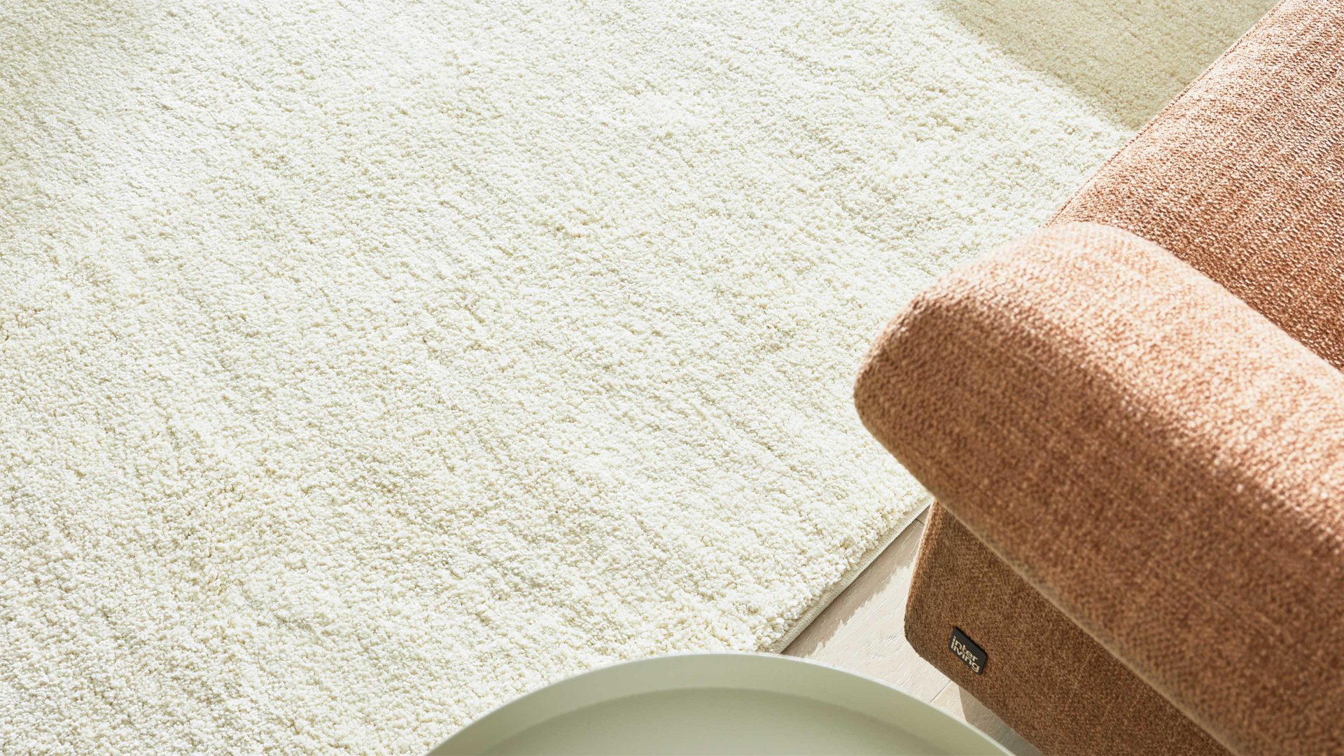 Webteppich Interliving aus Kunstfaser in Beige Interliving Teppich Serie G-8080 Creme - ca. 160 x 230 cm