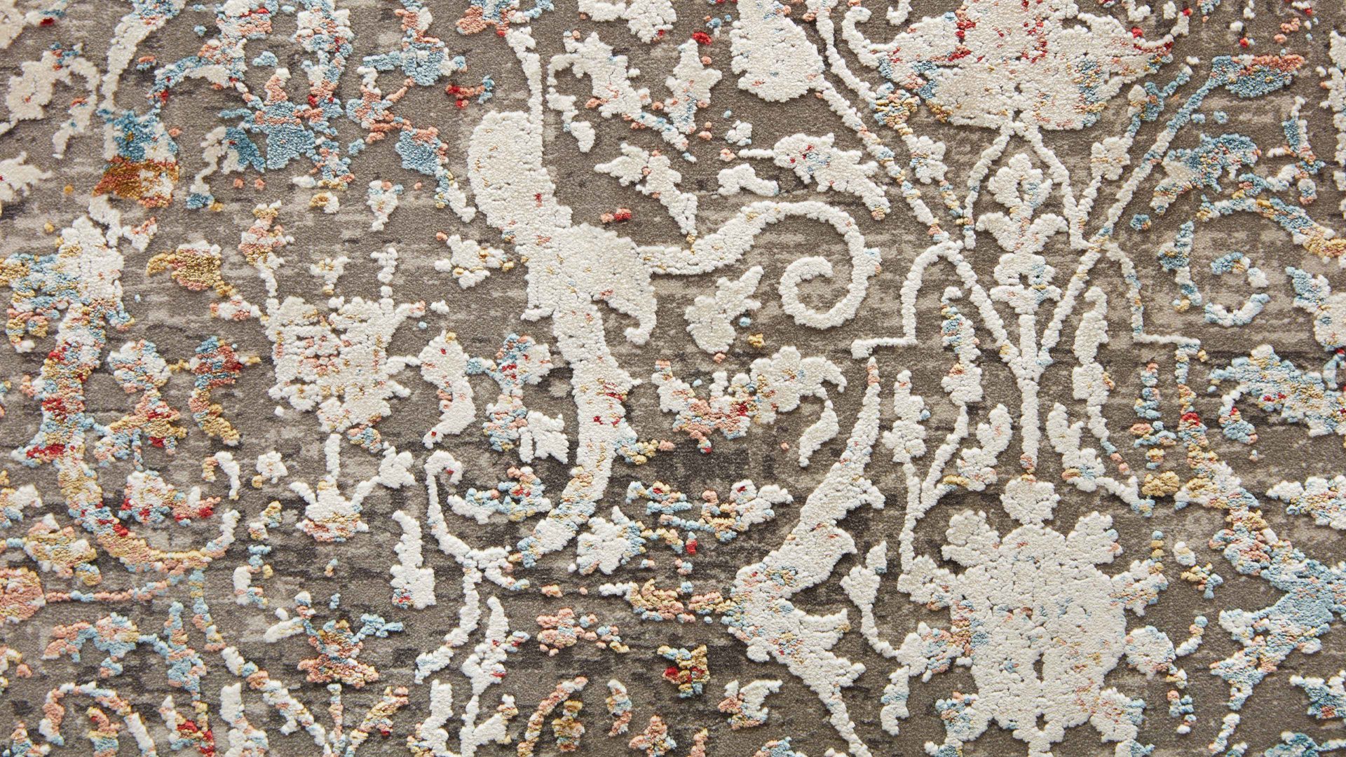 Webteppich Interliving aus Mischgewebe in Mehrfarbig Interliving Teppich Serie L-8700 Multicolor – ca. 67 x 130 cm