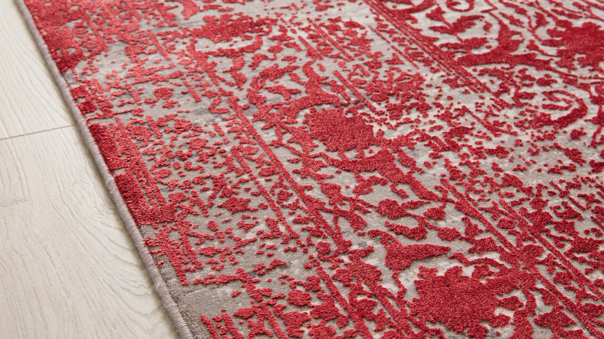 Webteppich Interliving aus Mischgewebe in Rot Interliving Teppich Serie L-8710 Rot – ca. 240 x 300 cm
