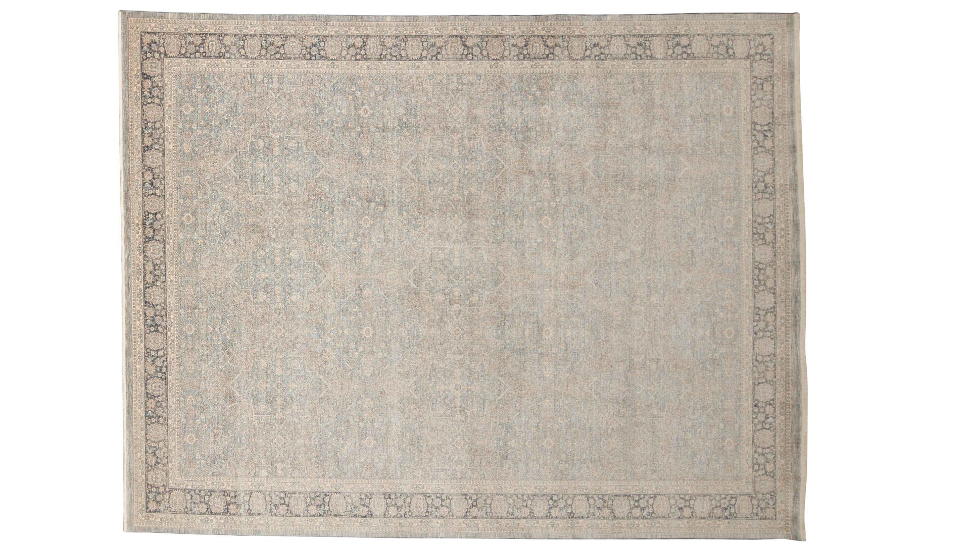 Webteppich Interliving aus Kunstfaser in Blau Interliving Teppich Serie L-8730 Blau-Blau – ca. 240 x 330 cm