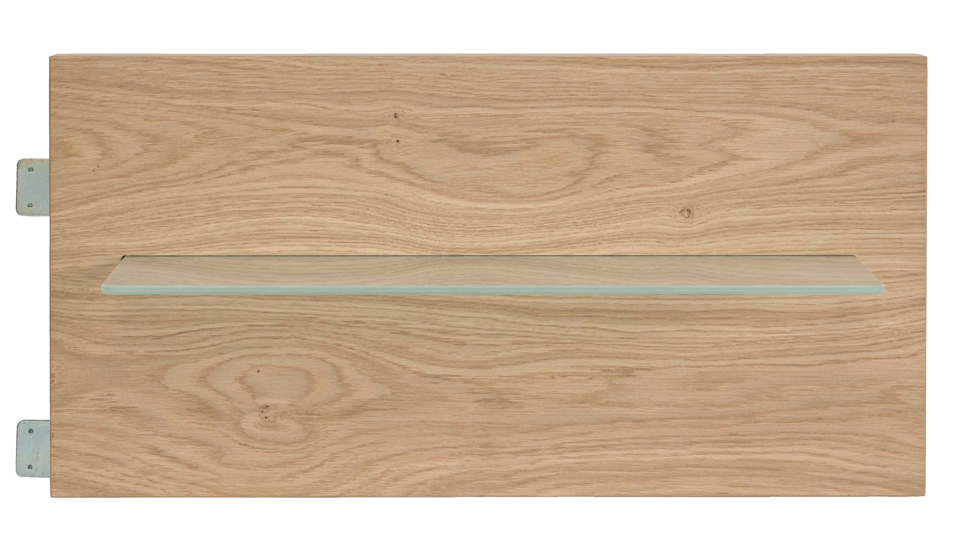 Paneel Interliving aus Holz in Holzfarben Interliving Kleiderschrank Serie 1207 – Paneelaufsatz 20226 rechts - Wildeiche, Breite ca. 60 cm