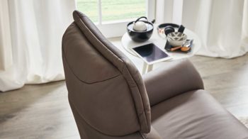 Relaxsessel comfortmaster besser sitzen, liegen, leben aus Leder in Dunkelbraun Comfortmaster 7150 - Relaxsessel 36V44 manuell - schokofarbenes LongLife-Leder LG 18 & anthrazitfarbener Sternfuß