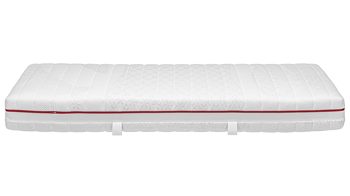 Federkernmatratze comfortmaster besser sitzen, liegen, leben aus Stoff in Weiß Comfortmaster Matratze Comfort T H3, Taschenfederkern – Liegefläche ca. 90 x 220 cm