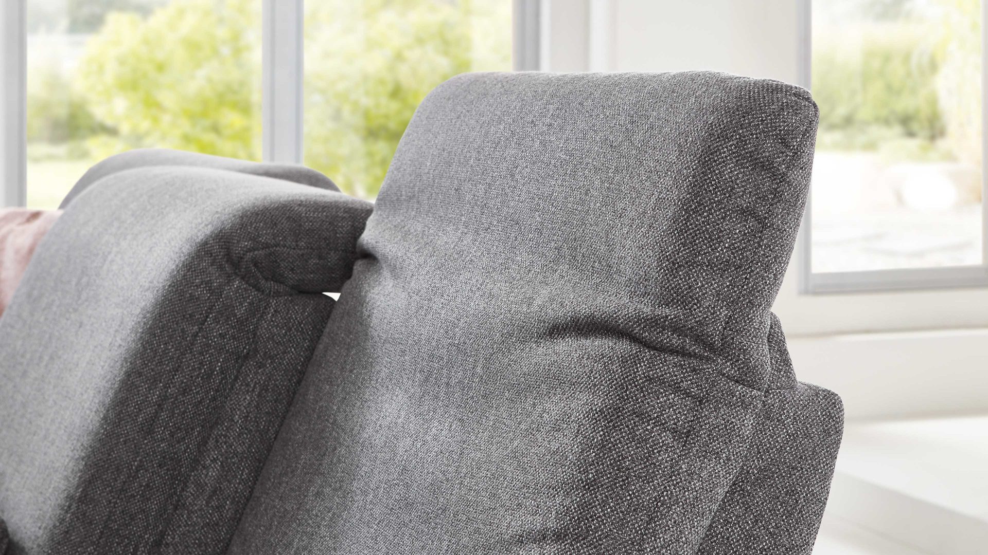 Funktion Dietsch. aus Metall in Transparent Polsterprogramm Tiamo Plus - Kopfteilverstellung manuell