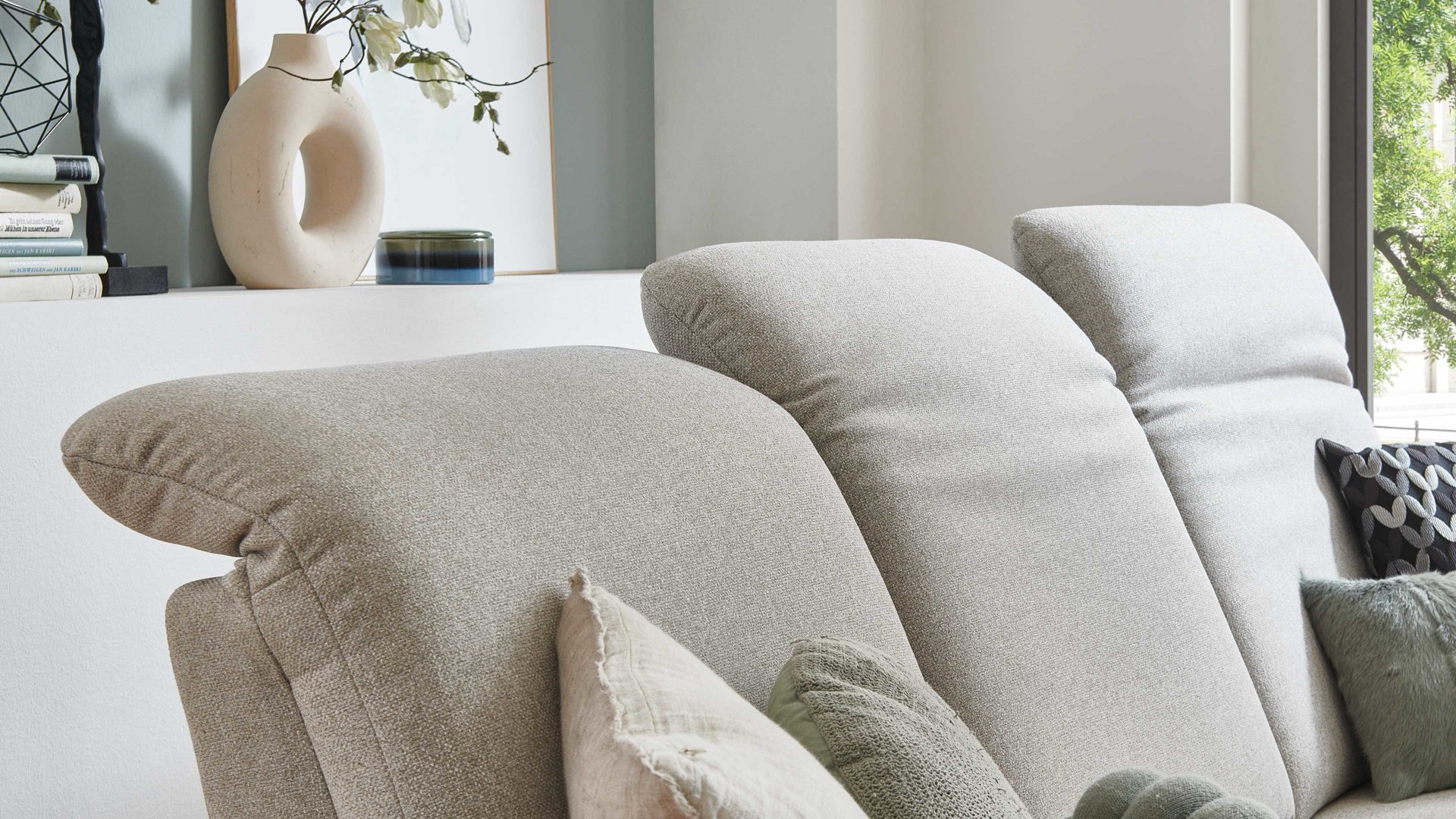 Funktion Dietsch. aus Metall in Transparent Polsterprogramm Tiamo Plus - Kopfteilverstellung manuell