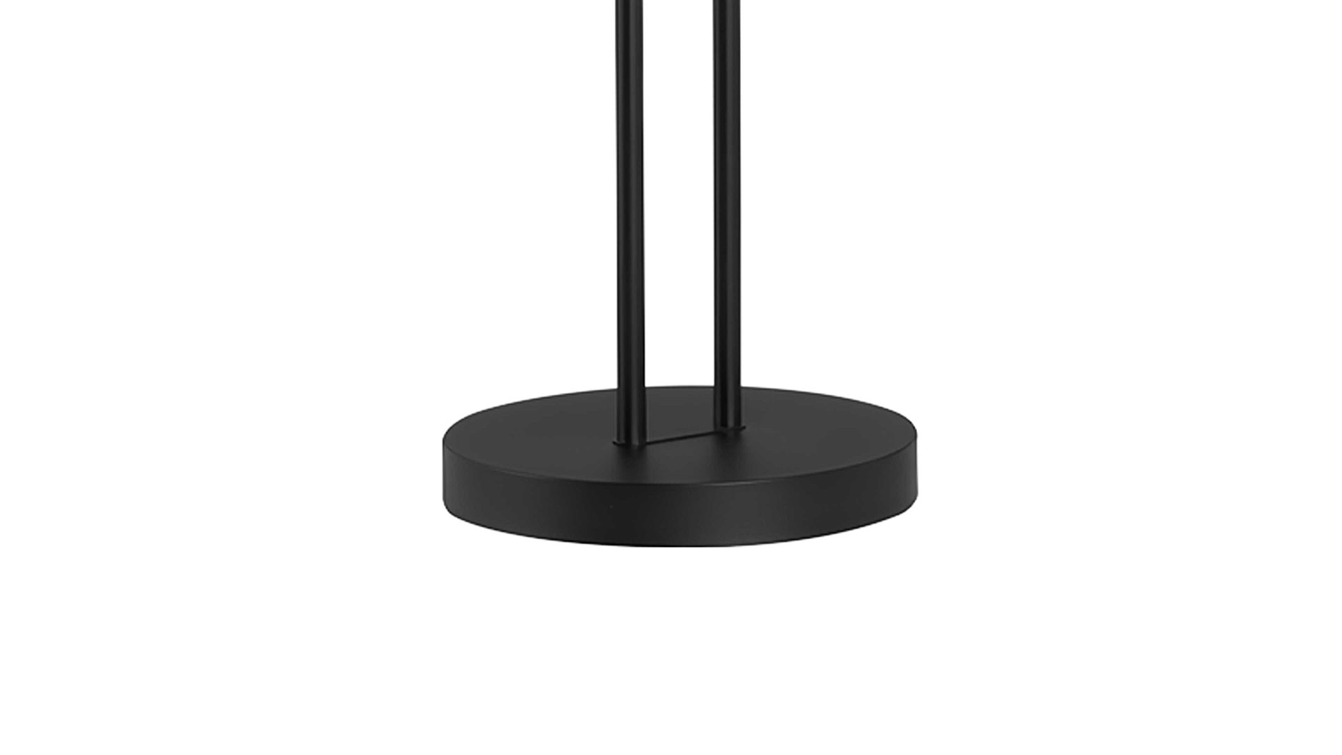 Stehleuchte Fh fischer & honsel aus Metall in Schwarz FH Leuchten Serie Tralli - Deckenfluter sandschwarzes Metall - Höhe ca. 180 cm