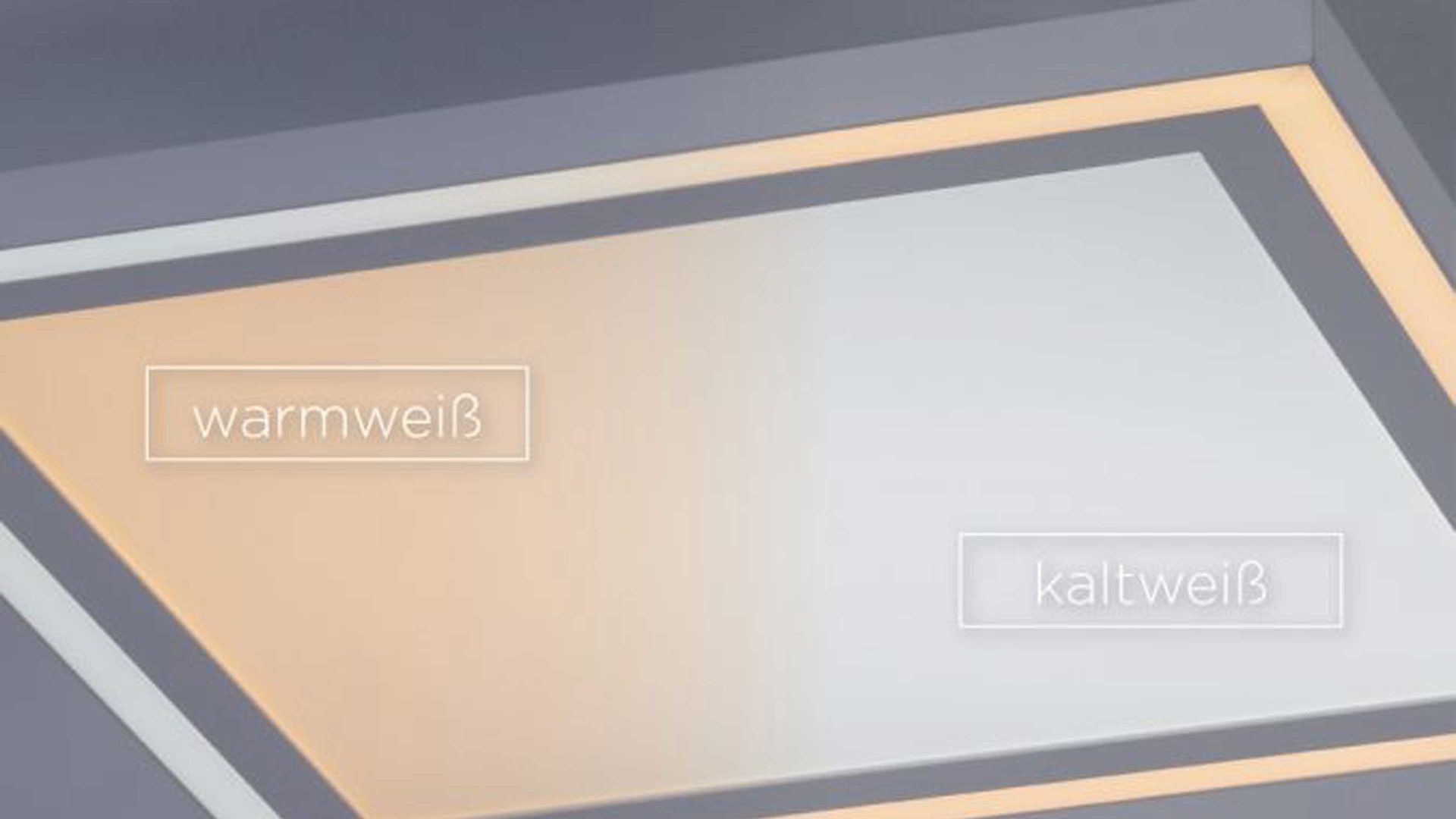 Deckenleuchte Just light. (leuchtendirekt) aus Metall in Weiß JUST LIGHT. Lampenserie Edging - Deckenlampe weißes Metall - ca. 68 x 68 cm