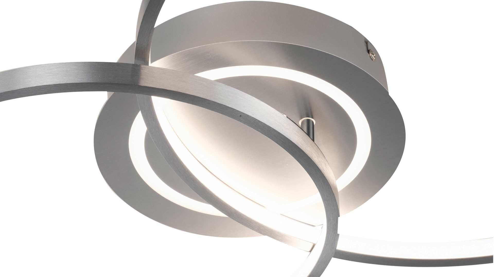 Deckenleuchte Just light. (leuchtendirekt) aus Metall in Aluminium JUST LIGHT. Leuchten Serie Asmina alufarbenes Metall - ca. 69 x 55 cm