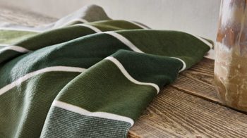 Wohndecke Interliving aus Mischgewebe in Grün Interliving Wohndecke Serie 9114 Horizon Green – ca. 150 x 200 cm