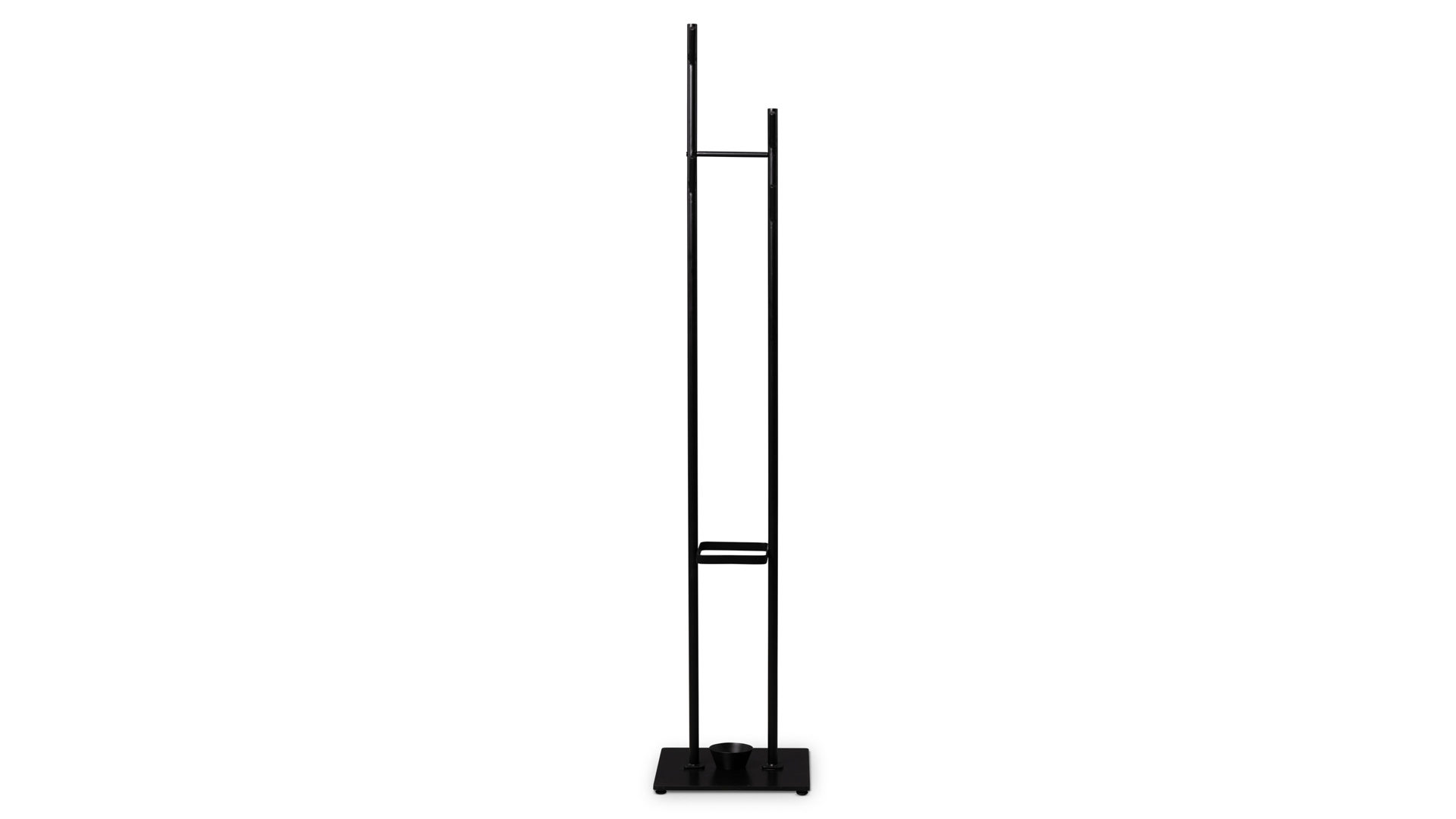 Standgarderobe M2 kollektion aus Metall in Schwarz Garderobenständer Viktor Schwarz – Höhe ca. 170 cm