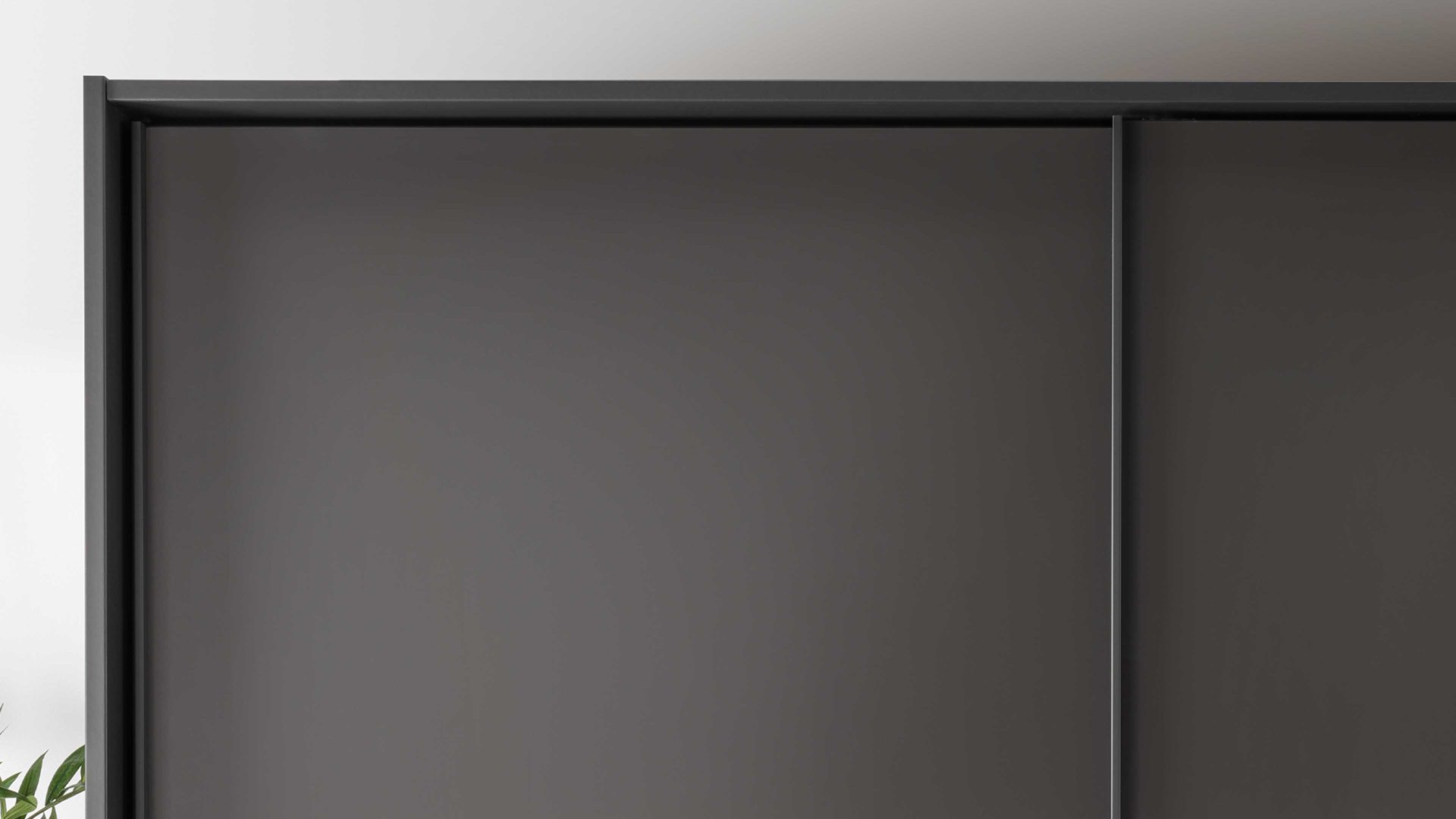 Passepartout Wiemann | oeseder aus Holz in Dunkelgrau WIEMANN Schlafzimmerprogramm Alabama - Passepartout Graphit - Breite ca. 310 cm