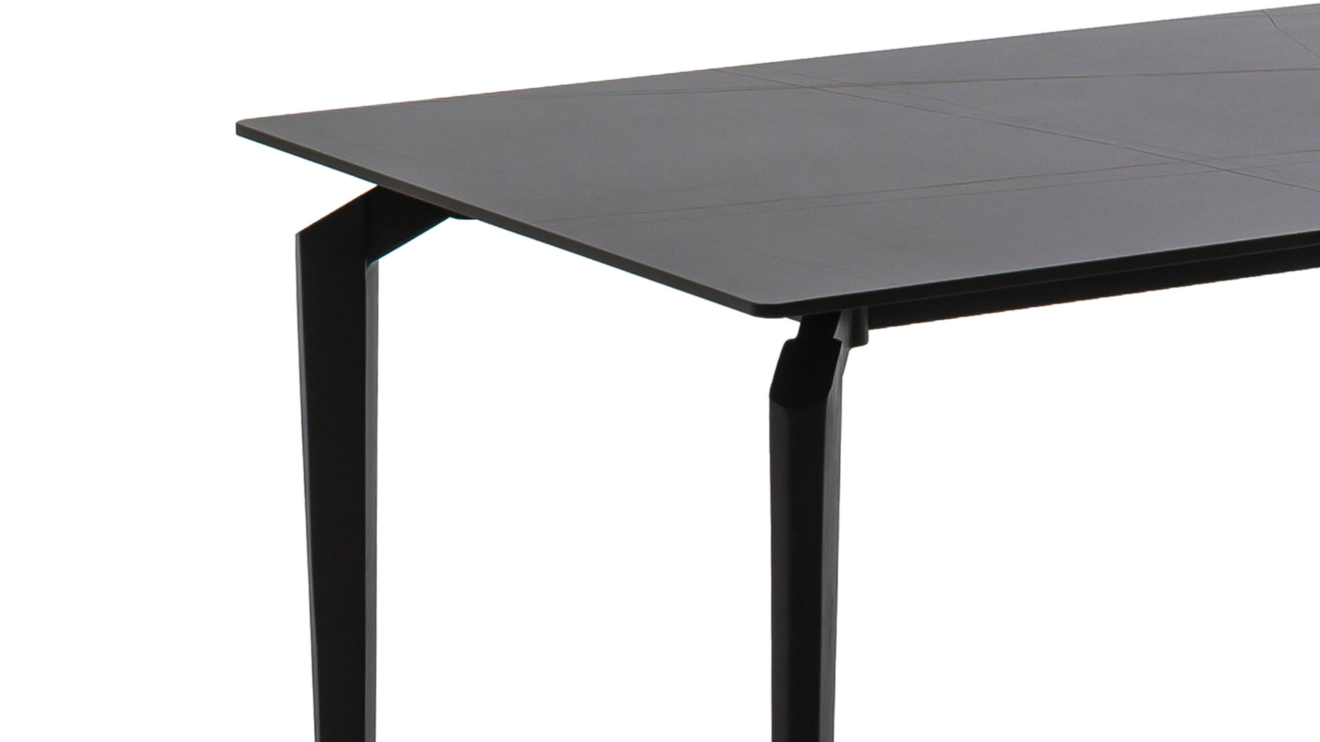 Esstisch Mca furniture aus Keramik in Schwarz Esstisch Schwarz & Schwarz – ca. 140 x 80 cm