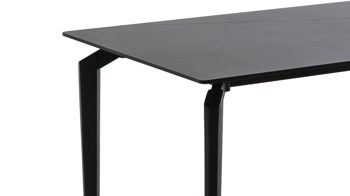 Esstisch Mca furniture aus Keramik in Schwarz Esstisch Schwarz & Schwarz – ca. 140 x 80 cm
