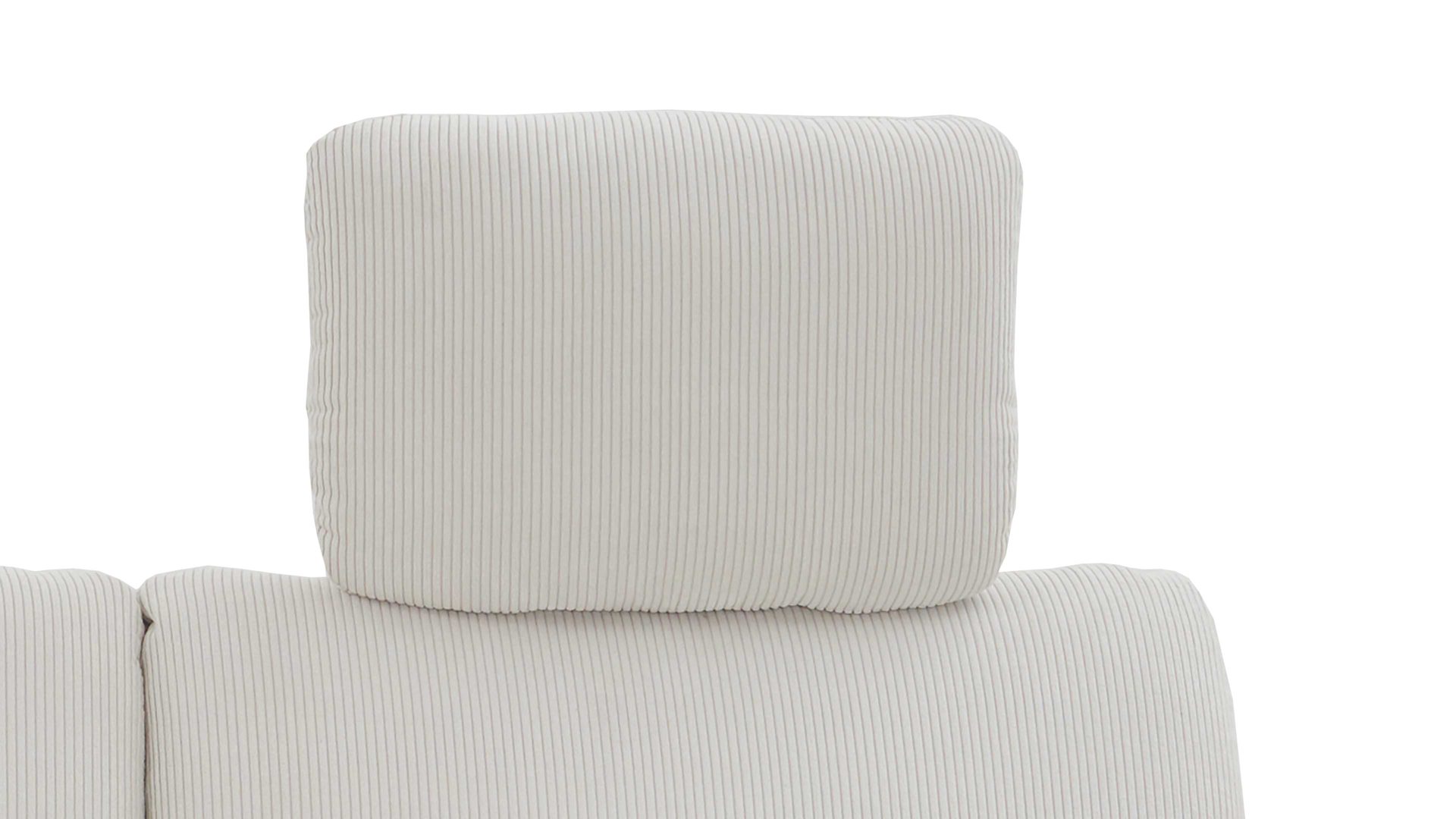 Kopfstütze modulmaster aus Stoff in Weiß Modulmaster MM-ZE1126 - Kopfstütze CKS naturweißer Feincord - ca. 44 x 32 cm