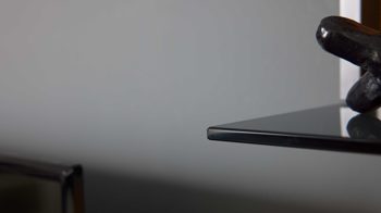 Wohnwand Interliving aus Holz in Dunkelgrau Interliving Wohnzimmer Serie 2030 - Wohnwand Wolfram Grey & Spaltholz - dreiteilig, Länge ca. 275 cm