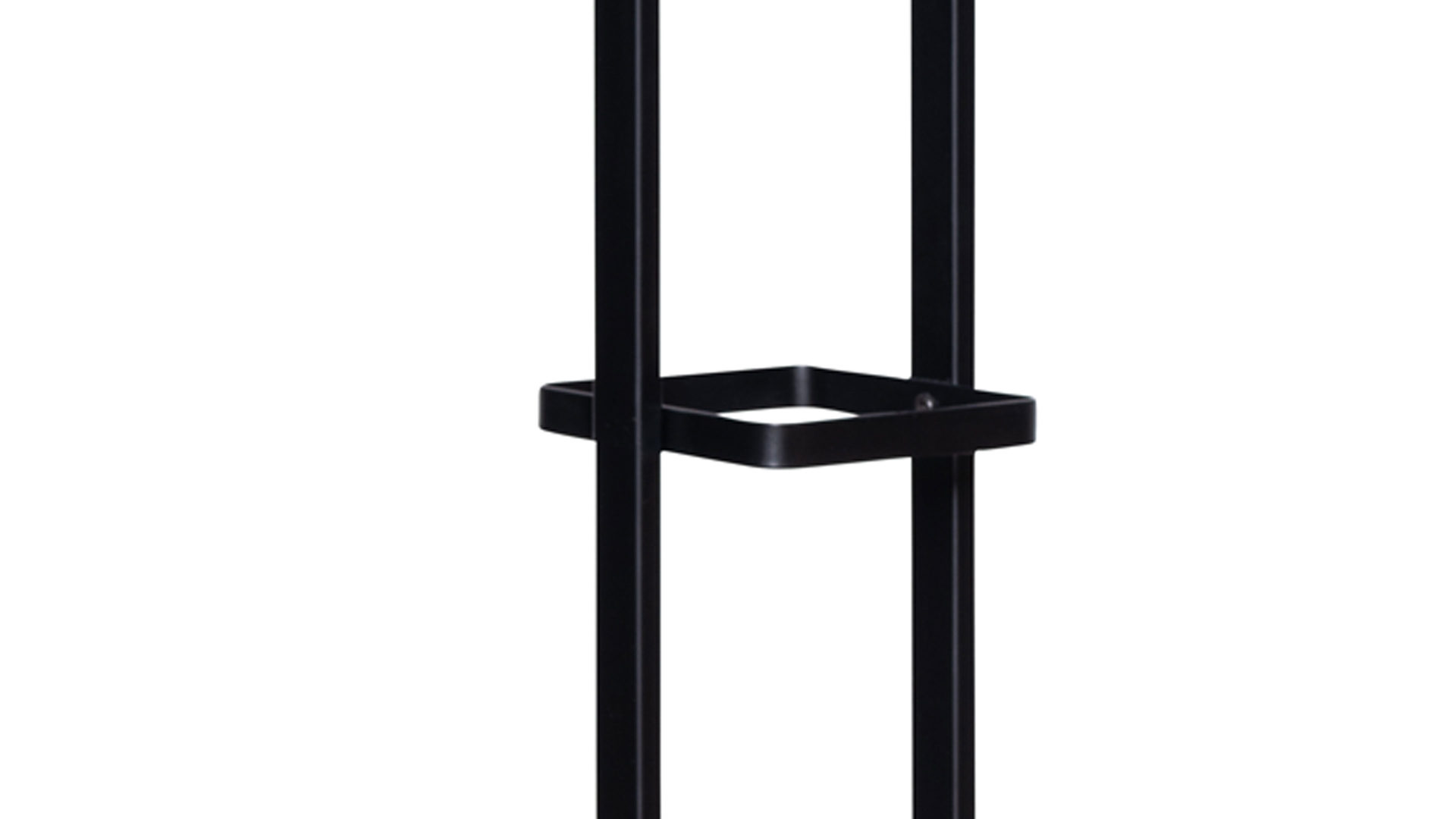 Standgarderobe M2 kollektion aus Metall in Schwarz Garderobenständer Amber Schwarz – Höhe ca. 180 cm
