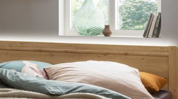 Möbelbeleuchtung Wiemann | oeseder aus Kunststoff in Weiß WIEMANN Schlafzimmerserie Mainau 2 - Kopfteilbeleuchtung Länge ca. 187 cm