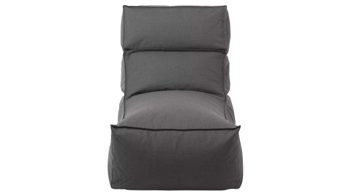 Sitzsack-Sessel Blomus aus Kunstfaser in Schwarz blomus Outdoor Lounge-Sitzsack Stay kohlefarbene Kunstfaser – Länge ca. 120 cm