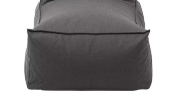 Sitzsack-Sessel Blomus aus Kunstfaser in Schwarz blomus Outdoor Lounge-Sitzsack Stay kohlefarbene Kunstfaser – Länge ca. 120 cm