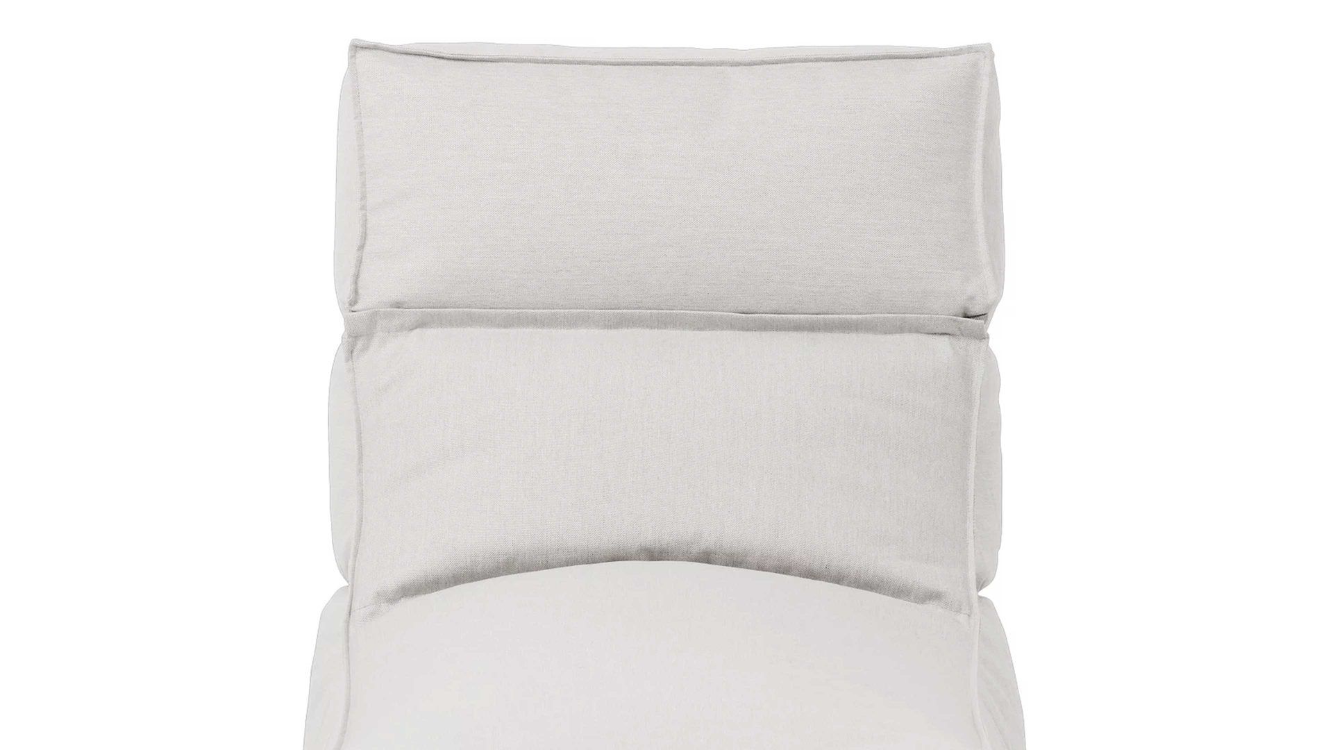 Sitzsack-Sessel Blomus aus Kunstfaser in Weiß blomus Outdoor Lounge-Sitzsack Stay wolkenfarbene Kunstfaser – Länge ca. 120 cm