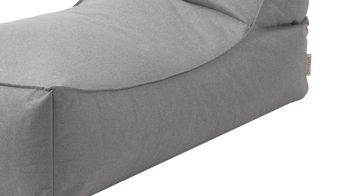 Sitzsack-Sessel Blomus aus Kunstfaser in Grau blomus Outdoor Lounge-Sitzsack Stay steinfarbene Kunstfaser – Länge ca. 120 cm