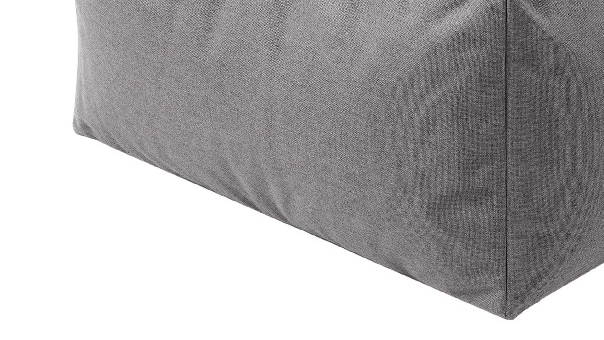 Sitzsack-Hocker Blomus aus Kunstfaser in Grau blomus Outdoor Lounge-Hocker Stay steinfarbene Kunstfaser – ca. 60 x 60 cm