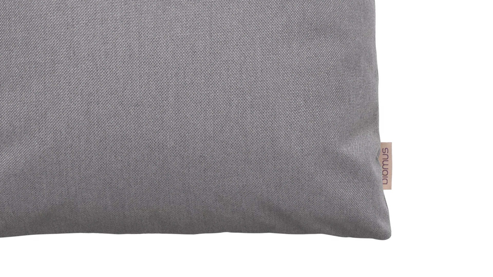 Kissen Blomus aus Kunstfaser in Grau blomus Outdoor Lounge-Kissen Stay steinfarbene Kunstfaser – ca. 45 x 45 cm