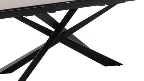 Auszugtisch Mca furniture aus Keramik in Anthrazit Auszugtisch Anthrazit & Schwarz – ca. 200 (300) x 95 cm