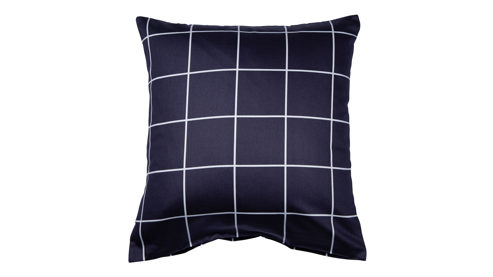 Bettwäsche-Set Janine® aus Naturfaser in Dunkelblau Janine® Bettwäsche-Set Nachtschattenblau - ca. 135 x 200 cm