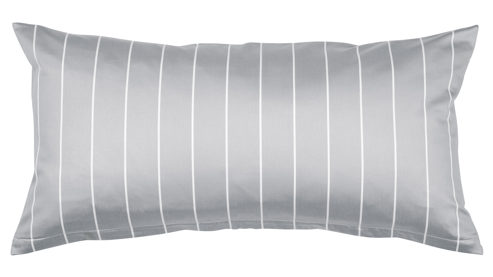Kissenbezug /-hülle Janine® aus Naturfaser in Hellgrau Janine® Kissenbezug Platin - ca. 40 x 80 cm