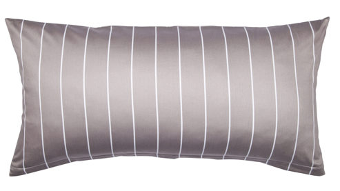 Kissenbezug /-hülle Janine® aus Naturfaser in Grau Janine® Kissenbezug Vulkan - ca. 40 x 80 cm