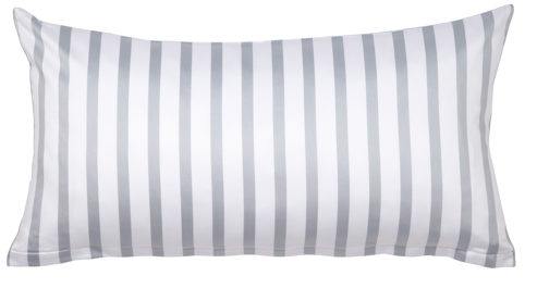 Kissenbezug /-hülle Janine® aus Naturfaser in Hellgrau Janine® Kissenbezug Platin - ca. 40 x 80 cm