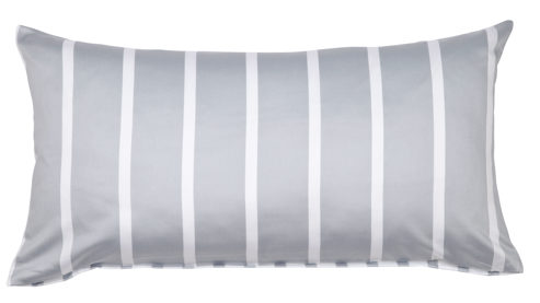 Kissenbezug /-hülle Janine® aus Naturfaser in Hellgrau Janine® Kissenbezug Platin - ca. 40 x 80 cm