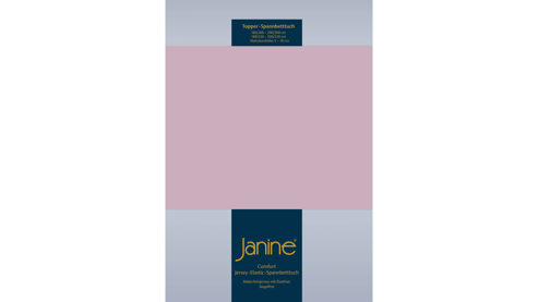 Spannbettlaken Janine® aus Stoff in Rosa Janine® Spannbettlaken Altrosé - ca. 200 x 200 cm