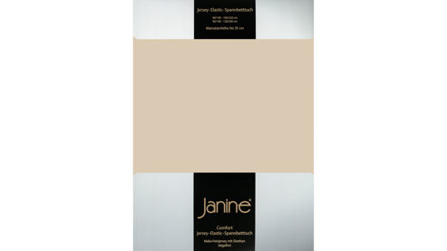 Spannbettlaken Janine® aus Stoff in Sand Janine® Spannbettlaken Sand - ca. 100 x 200 cm