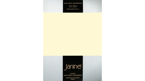 Spannbettlaken Janine® aus Stoff in Champagner Janine® Spannbettlaken Champagner - ca. 150 x 200 cm