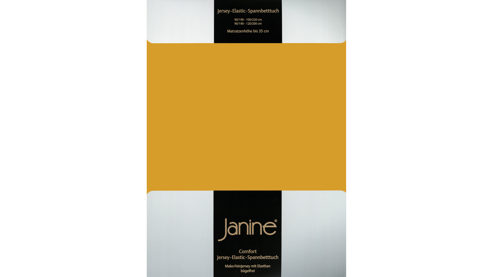 Spannbettlaken Janine® aus Stoff in Gold Janine® Spannbettlaken Honigblond - ca. 100 x 200 cm