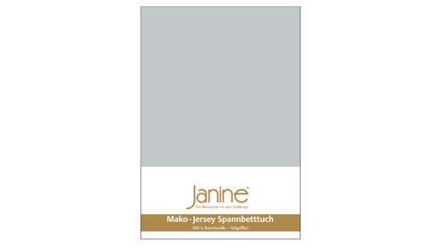 Spannbettlaken Janine® aus Stoff in Silber Janine® Spannbettlaken Silber - ca. 200 x 200 cm