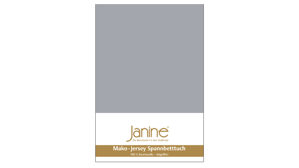 Spannbettlaken Janine® aus Stoff in Metallfarben Janine® Spannbettlaken Platin - ca. 100 x 200 cm
