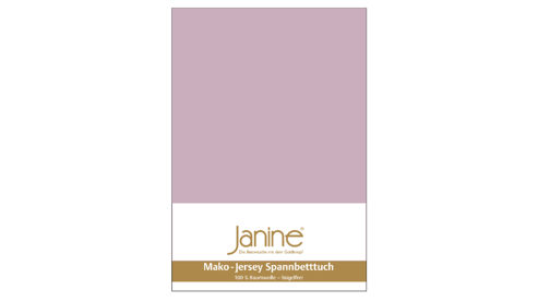 Spannbettlaken Janine® aus Stoff in Pink Janine® Spannbettlaken Altrosé - ca. 200 x 200 cm