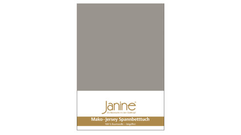 Spannbettlaken Janine® aus Stoff in Grau Janine® Spannbettlaken Vulkan - ca. 100 x 200 cm