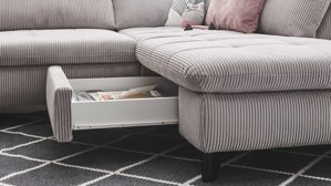 Schublade Megapol aus Holz in Transparent Polsterprogramm VS-MP1028 - Stauraum-Schublade manuell